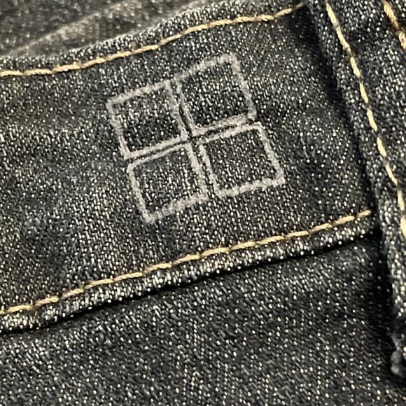 SALT WORKS MEDIUM RISE BOOT CUT RHINESTONE POCKET JEANS 20W BLUE - EUC - Picture 12 of 12